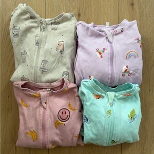 Bundle of Pekkle Baby Sleepers (Size 12m)